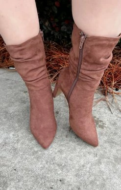 Chinese Laundry - EZRA - 12122 CHINESE LAUNDRY - Ezra Bootie - Brown SHOES