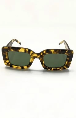 Billini/Banbe - B-1028-The Kendall - 61821 Accessories BANBE - The Kendall Sunglasses - Tort/Green