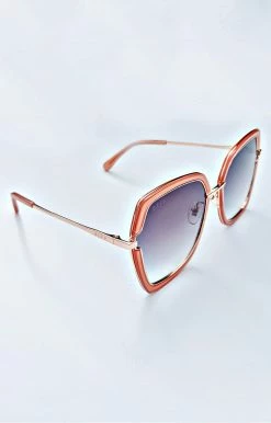 DIFF - DE01-0124-RGGGN - 61922 Accessories DIFF - Dakota Rose Gold Gray Gradient Sunglasses