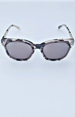 DIFF Eyewear - GIA-CT-GR121 - 61922 Accessories DIFF - Gia Cream Tortoise Gray Sunglasses