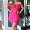 Main Strip - LD50758X - 5222 Keep On Dreaming Dress - Fuchsia DRESSES
