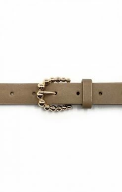 Fame Accessories - MML8109KA - 10321 Coming Back Around Belt - Khaki