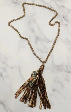 Your Fashion Wholesale - 72647 - 11321 Hey Sister Leopard Necklace