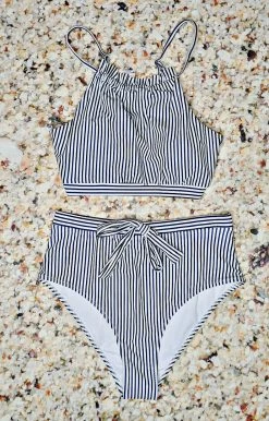 Queen - 122529 - 33022 Splash Of Fun Two Piece Swimsuit - Blue/White 7 Queen - 122529 - 33022 Splash Of Fun Two Piece Swimsuit - Blue/White