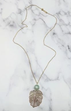 Viv & Lou - VLJ2140 - 51522 Leaf Me Be Necklace Accessories