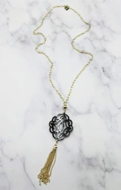 Zenzii Jewelry - N2334 - 51422 Accessories Clever Ways Necklace - Black