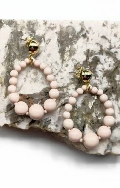 Zenzii Jewelry - E1720 - 6222 Join The Club Earrings - Rose