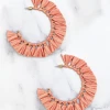 Avenue Zoe - GSE3055 - 62422 Conquer The Day Earrings - Peach