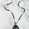 YFW - 72729-32 - 71422 Everlasting Bliss Necklace - Black Accessories