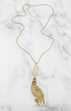 Southern Grace - AN9626 - 62122 As Time Passes Necklace - Pink/Gold Accessories