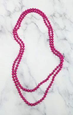 YFW - 72028-34 - 71322 Accessories Friends For Life Necklace - Fuchsia