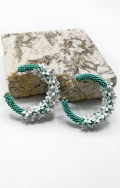 Prep Obsessed - 72522 Cute & Capable Earrings - Dark Mint