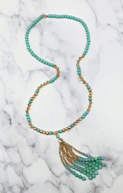 YFW - 72656-32 - 72322 Accessories Make This Moment Necklace - Mint