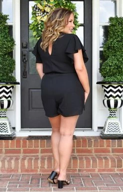 Spin USA - R3315 - 72321 Lovely Story Romper - Black BOTTOMS