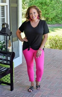 Heimish - BL-ST1644S - 51722 TOPS Back For You Top - Black