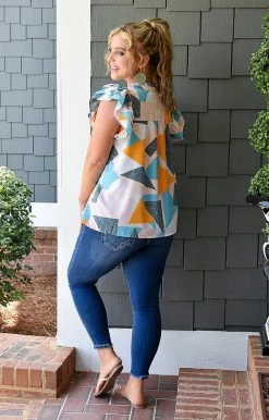 Entro - T18330 - 61822 TOPS Be Sweet Print Top - Multi