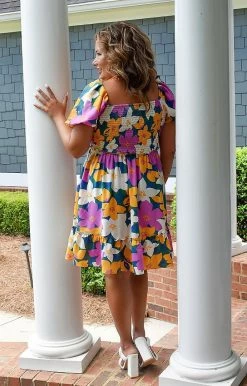 First Love - ID138 - 72322 No Second Thoughts Floral Dress - Multi DRESSES