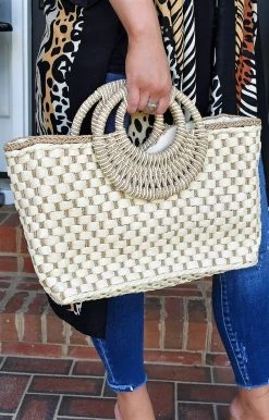 Fame AQccessories - MMA8355IV - 5122 Halfway To You Bag - Natural Accessories