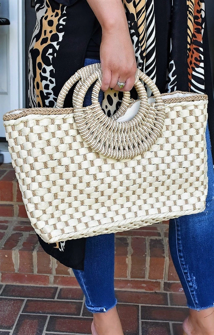 Fame AQccessories - MMA8355IV - 5122 Halfway To You Bag - Natural Accessories 1 Fame AQccessories - MMA8355IV - 5122 Halfway To You Bag - Natural Accessories