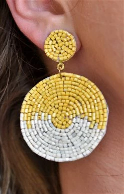 Accent Accessories - ER9578-1 - 62522 Easily Yours Earrings - Yellow