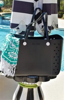 JANE MARIE - 193207 - 33022 SWIMWEAR JANEMARIE - Midnight Multi Purpose Tote - Black