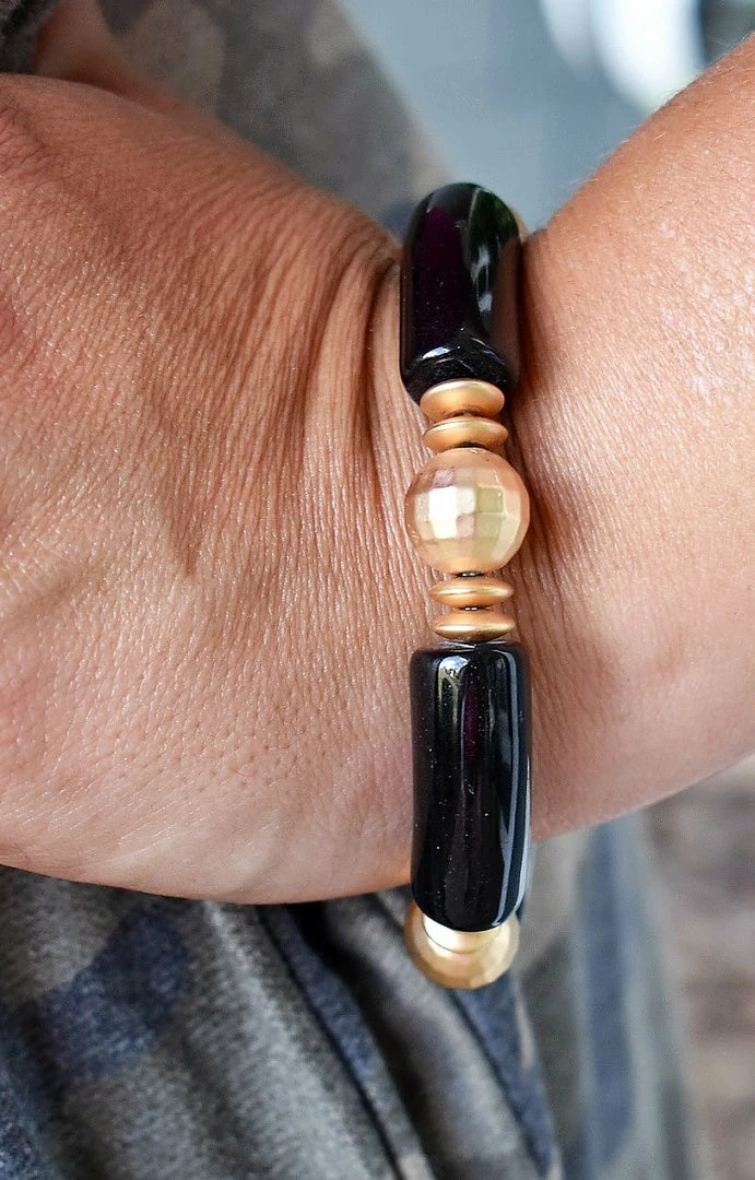 What's Hot - EMB1073BLK - 3822 Play Your Tune Bracelet - Black 2 What's Hot - EMB1073BLK - 3822 Play Your Tune Bracelet - Black