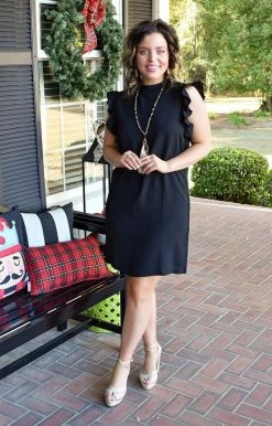 TCEC - CD8830 - 112621 What's More Exciting Dress - Black DRESSES 7 TCEC - CD8830 - 112621 What's More Exciting Dress - Black DRESSES