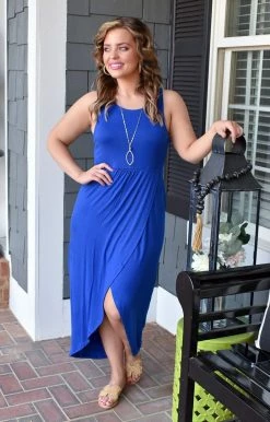 Heimish - BL-SD1012S - 2722 Trouble Free Life Maxi Dress - Royal Blue DRESSES 7 Heimish - BL-SD1012S - 2722 Trouble Free Life Maxi Dress - Royal Blue DRESSES