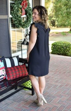 TCEC - CD8830 - 112621 What's More Exciting Dress - Black DRESSES 6 TCEC - CD8830 - 112621 What's More Exciting Dress - Black DRESSES