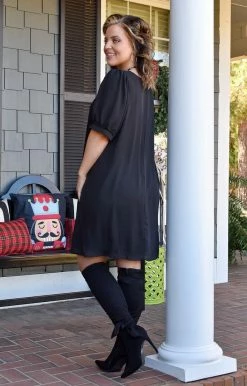 Adrienne - 2491S - 122921 DRESSES Charming Ways Dress - Black 6 Adrienne - 2491S - 122921 DRESSES Charming Ways Dress - Black