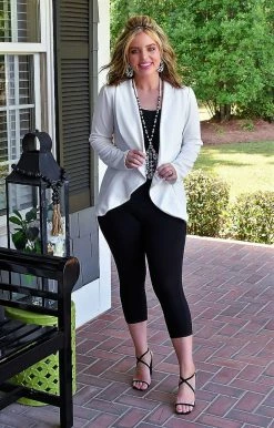 Heimish - SJ1206-10 - 62422 TOPS Everything You Need Blazer - Ivory