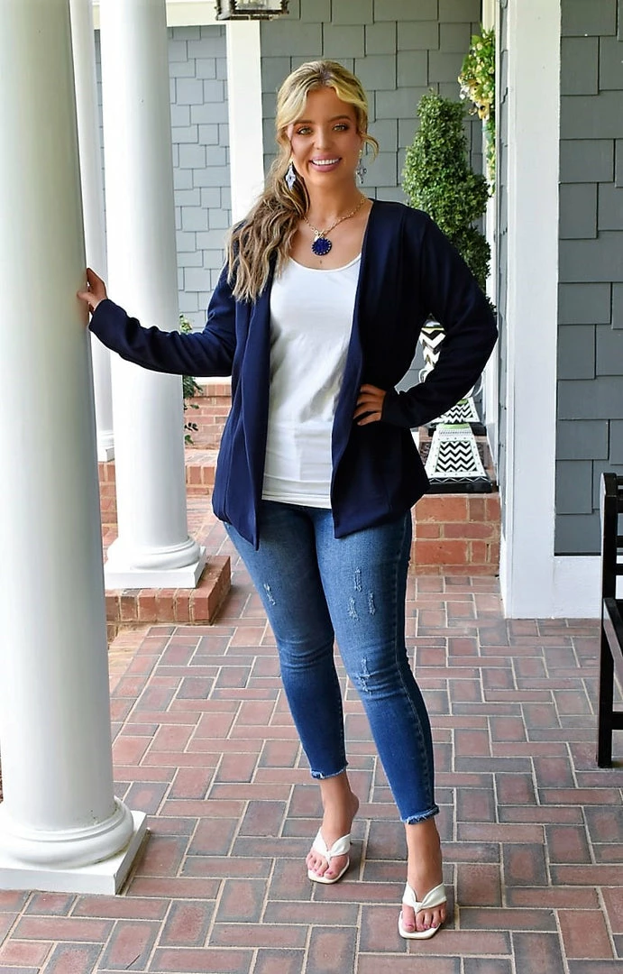 Heimish - EJ6704-10 - 7722 Special Invite Blazer - Navy 2 Heimish - EJ6704-10 - 7722 Special Invite Blazer - Navy