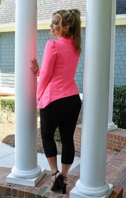 Heimish - SJ1206-10 - 62222 Everything You Need Blazer - Hot Pink TOPS