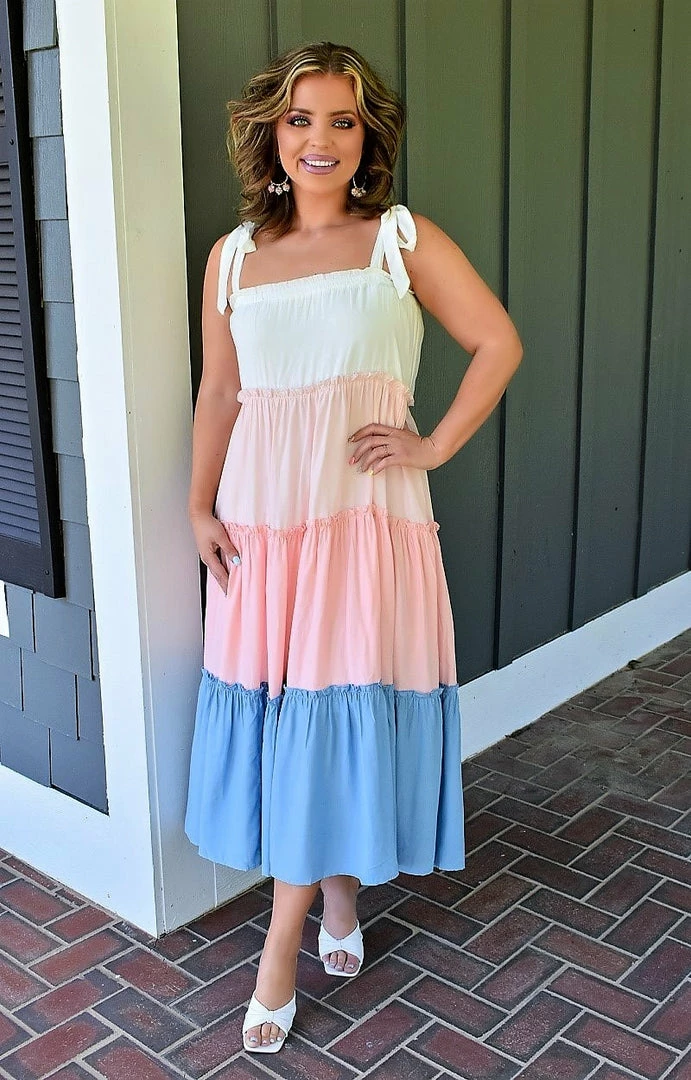 Heimish - BL-WD1024F - 41322 A Splash Of Color Maxi Dress 4 Heimish - BL-WD1024F - 41322 A Splash Of Color Maxi Dress