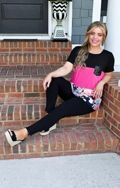 Heimish - ST1265-14 - 5222 TOPS Every Move I Make Colorblock Top