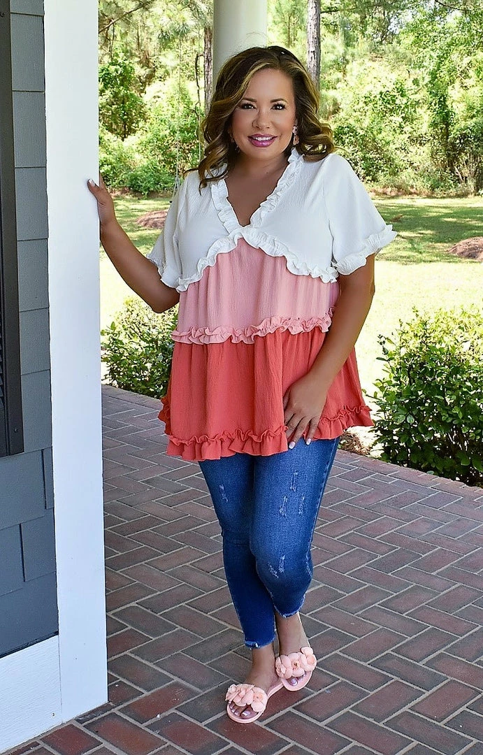 ODDI - IT14709 - 42422 Once Again Colorblock Top 4 ODDI - IT14709 - 42422 Once Again Colorblock Top