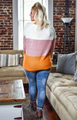 Main Strip - LL20107 - 92020 Have You Near Colorblock Sweater