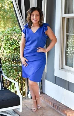 TCEC - CD01712 - 112821 DRESSES Pretty Special Dress - Cobalt Blue