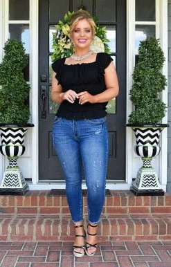 143 Story - ITM8070-PP - 6822 Special Feeling Bodysuit - Black