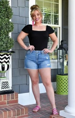 143 Story - ITM7621 - 5422 TOPS Meet My Standards Bodysuit - Black