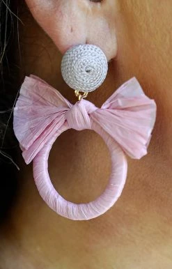 Avenue Zoe - GSE2965 - 62322 Accessories Classy Lady Earrings - Pink