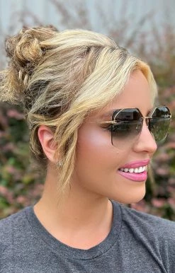 DIFF - BREE-DE01-0239-GDFGN - 61922 Accessories DIFF - Bree Gold G15 Gradient Sunglasses