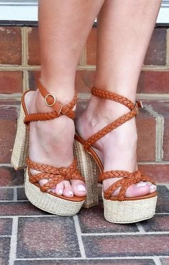 DDK Footwear - MINDEE-88 - 3222 Above All Else Heels - Tan SHOES