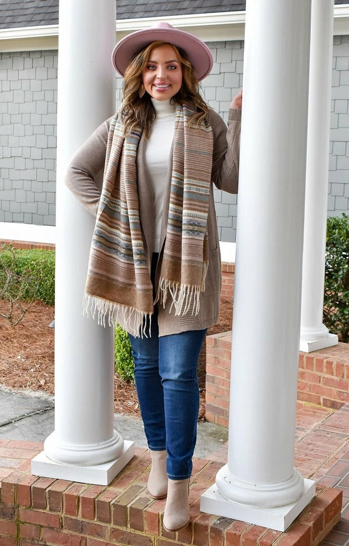 Staccato - 53129PP - 11322 TOPS All The Pretty Things Cardigan - Taupe 2 Staccato - 53129PP - 11322 TOPS All The Pretty Things Cardigan - Taupe