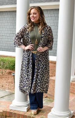 Heimish - C1004 - 2822 Next Step Leopard Duster