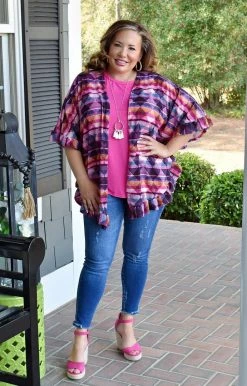 Heimish - BL-SJ1071-13 - 2522 TOPS Glad You Came Cardigan - Multi