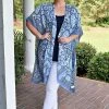 KW Fashion - WLK210039 - 41122 SWIMWEAR Hint Of Sunshine Print Kimono