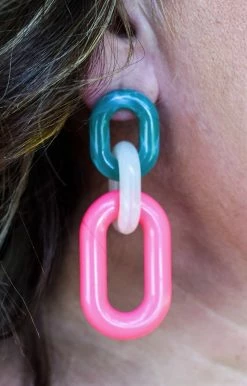 Avenue Zoe - O3IOE3959 - 62822 On Your Way Earrings - Fuchsia Accessories