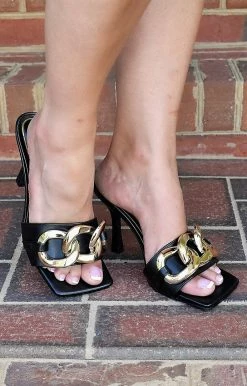 DDK Footwear - HETTIE-2 - 5122 SHOES Unchain My Heart Heel - Black