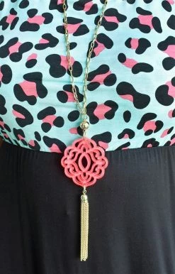 Zenzii Jewelry - N2334 - 72522 Clever Ways Necklace - Pink